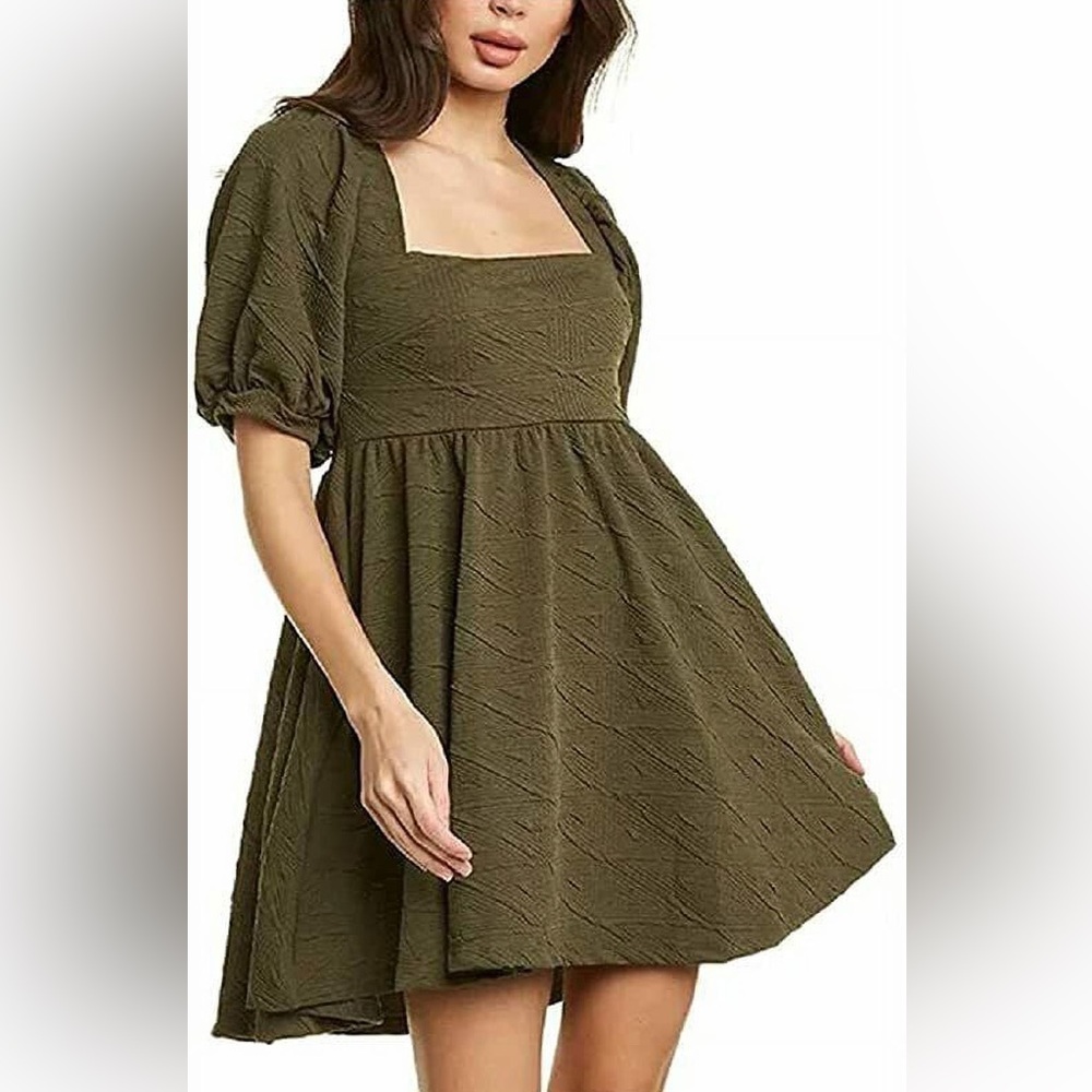 Free People Violet Olive Mini Dress